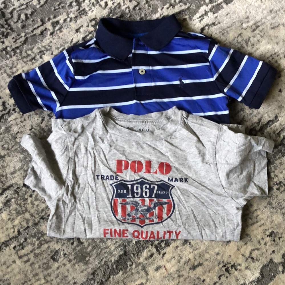 EUC Boys Polo short sleeve tee and polo bundle